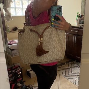 Large off white Michael Kors purse